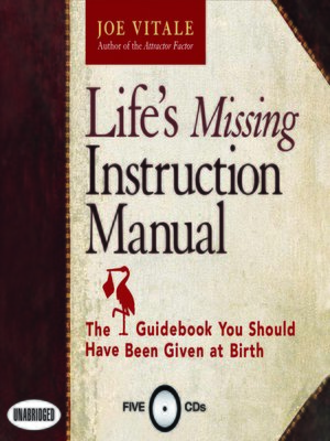 Joe vitale lifes missing instruction manual pdf